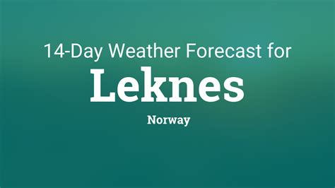 Leknes, Norway 14 day weather forecast