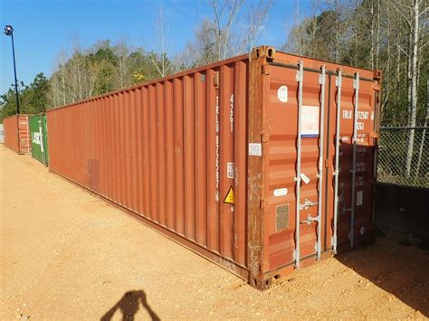 40' steel shipping container - J.M. Wood Auction Company, Inc.