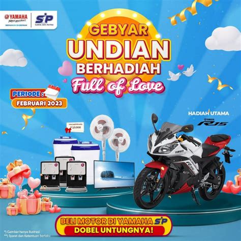 Gebyar Undian Berhadiah Full Of Love Beli Motor Berhadiah Motor Motorrio