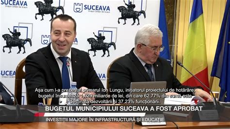 Bugetul municipiului Suceava a fost aprobat investiții majore în