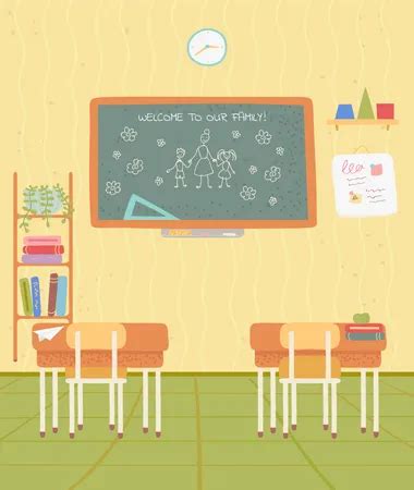 Best Nobody Inside Classroom Illustration download in PNG & Vector format