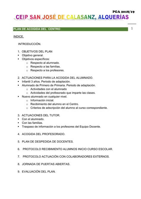 Pdf Pga Murciaeduca Es Dar A Conocer Las Normas De