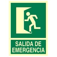 Señal Salida de emergencia - Señales de evacuación - Valencia