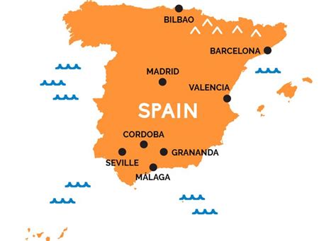 Map Of Spain For Travel Planning