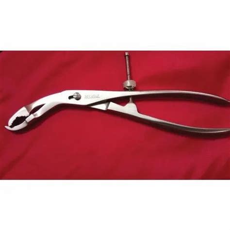 Accusur Stainless Steel Self Centering Bone Holding Surgical Forceps At