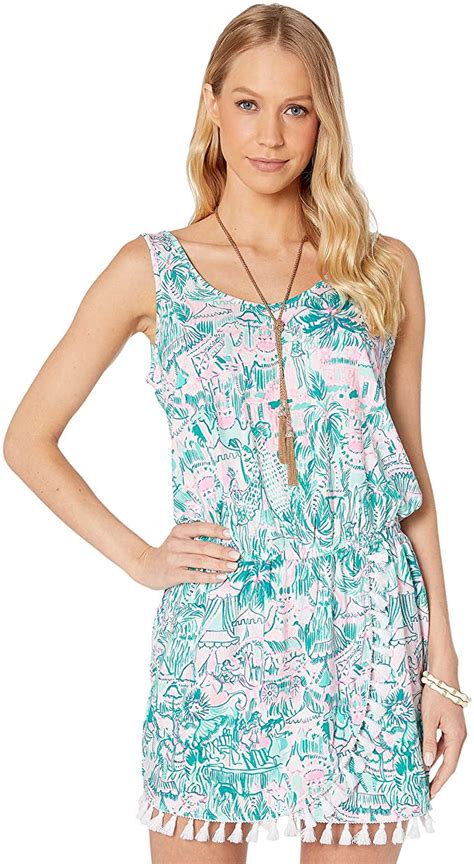 Lilly Pulitzer Womens Jarrett Romper Rompers Fashion Romper Romper With Skirt