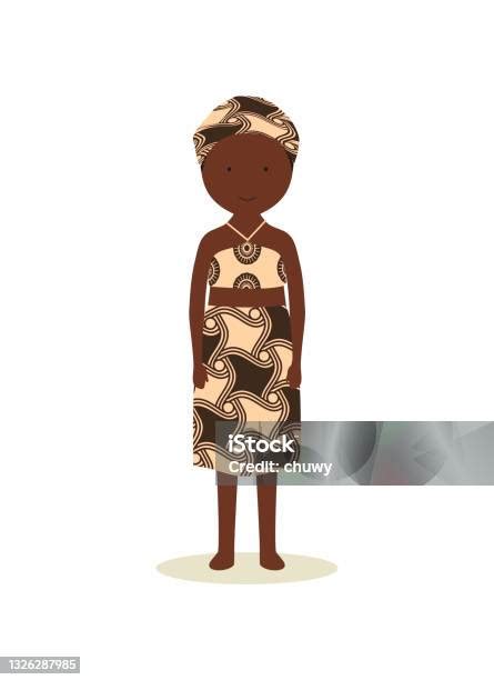 Zimbabwean Traditional Clothing For Women Stock Illustration - Download ...