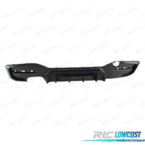 DIFUSOR TRASEIRO PARA BMW F20 LCI 15 M TECH PRETO MATE