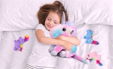 Tacobear Peluche Licorne Jouet Pour Fille Peluche Maman Licorne Avec