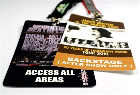 Backstage Pass Design