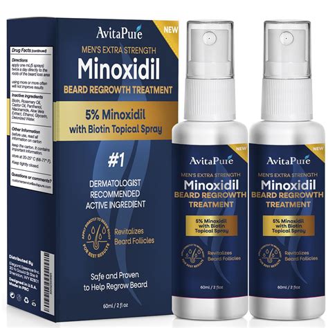 Minoxidil Beard Growth Oil 5 Minoxidil Beard Growth Serum Infused