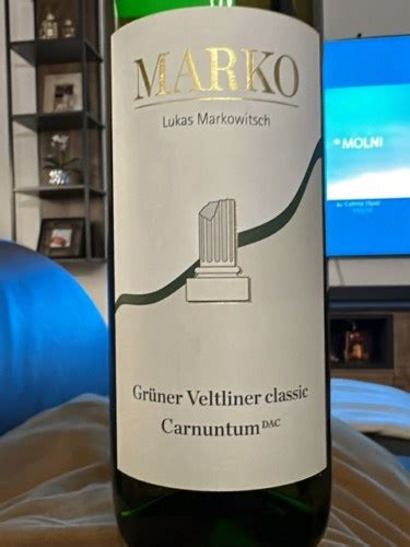 Marko Lukas Markowitsch Gr Ner Veltliner Classic Vivino Us