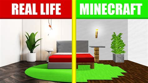 Hide And Seek In My Real Life Bedroom Minecraft Youtube