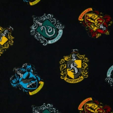 Harry Potter Fabric Hogwarts Houses MPM