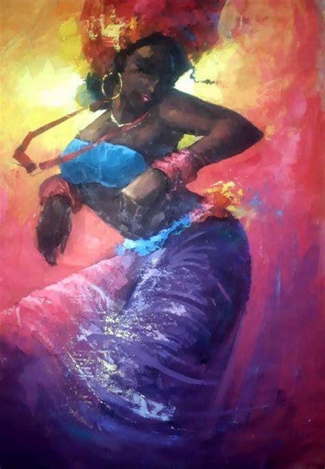 African Paintings Of People Dancing