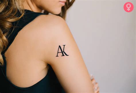 8 Stylish Initial Tattoo Concepts For Unique Expression