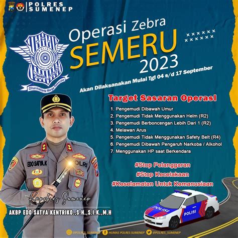 Operasi Zebra Semeru 2023 Akan Digelar Selama 14 Hari Berikut 7