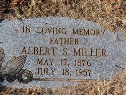 Albert S Miller Find A Grave Memorial