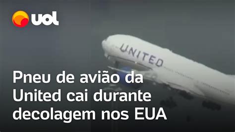 Pneu Cai De Avi O Boeing Durante Decolagem Em S O Francisco E