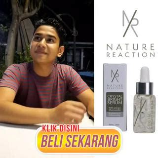 Jual SERUM WAJAH NATURE REACTION CRYSTAL BRIGHT SERUM 100 ORIGINAL