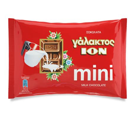 Ion Mini Chocolate Bars 400g Gogreek