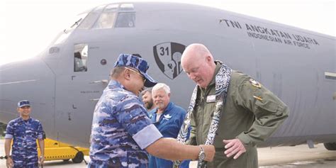 Pesawat C 130J Super Hercules TNI AU Yang Kedua Tiba Di Tanah Air