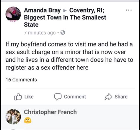 Mount Kilamanlargeho Asks Facebook If Her Sex Offender Boyfriend Has To Register With Coventry