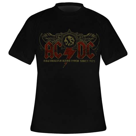 T Shirt Homme Ac Dc Oz Rock Rock A Gogo