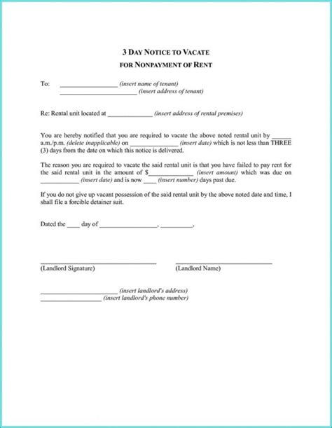 Best Illinois 5 Day Notice Template Pdf Sample Tacitproject