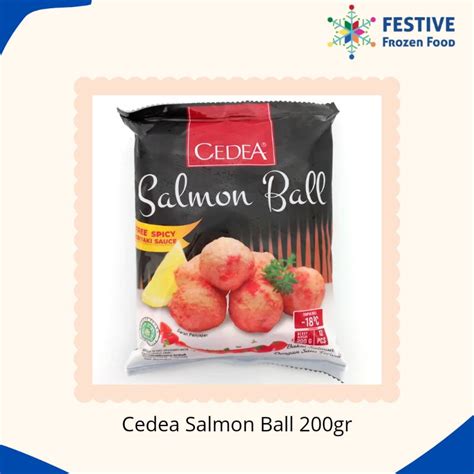 Jual Cedea Salmon Ball 200gr Shopee Indonesia