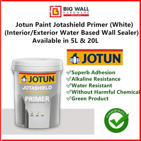 20l Jotun Paint Jotashield Primer Sealer For Interior Exterior Wall Available In 5l And 20l Big