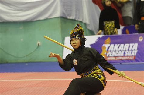 Atlet Siap Bertarung Di Jakarta Pencak Silat National