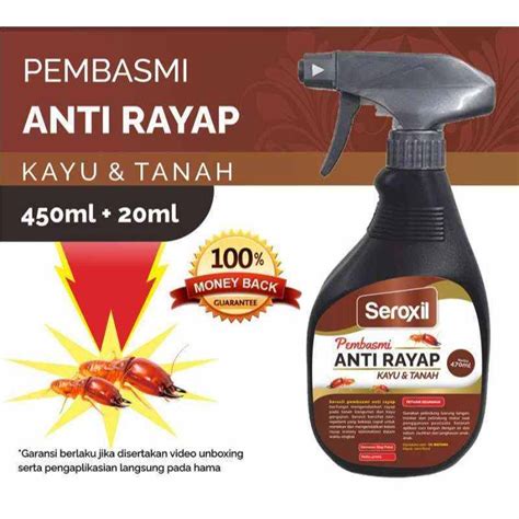 Jual Pembasmi Dan Obat Racun Anti Rayap Kayu Dan Tanah Seroxil 470ml Di