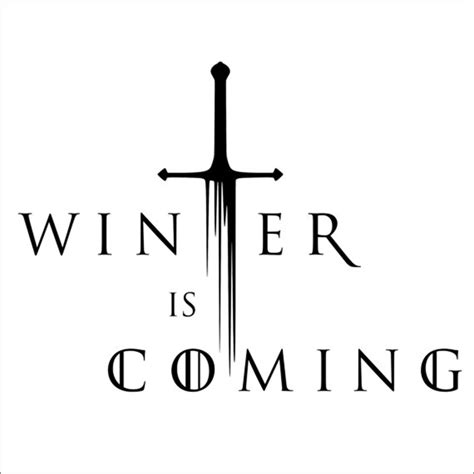 Winter Is Coming Decals Game Of Thrones Vinyl Sticker For Car Decor