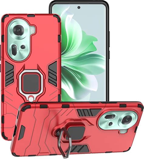 Wrtbs Funda Para Oppo Reno 11 5g Case Híbrido Doble Capa Armadura