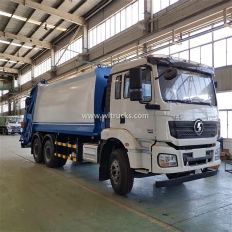 Wheel Shacman Cbm Waste Garbage Compactor Truck