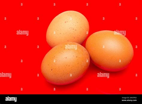 Raw Chicken Eggs From The Home Market Prepared To Be Cooked With The