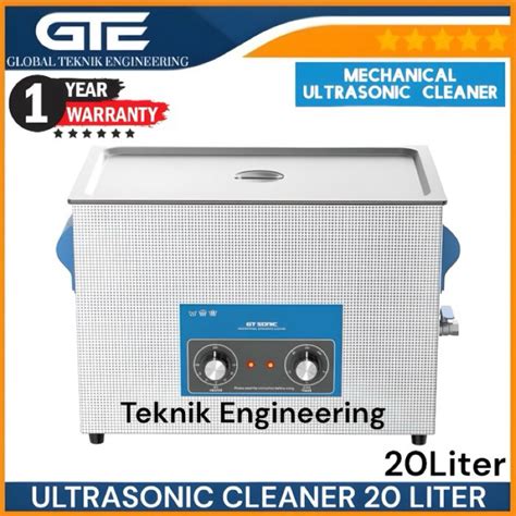 Jual Ultrasonic Cleaner 20 Liter Mechanical GT Sonic Cleanser