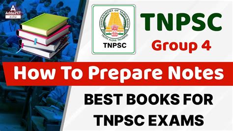 TNPSC Group 4 Book List How To Prepare Notes Best Books For TNPSC