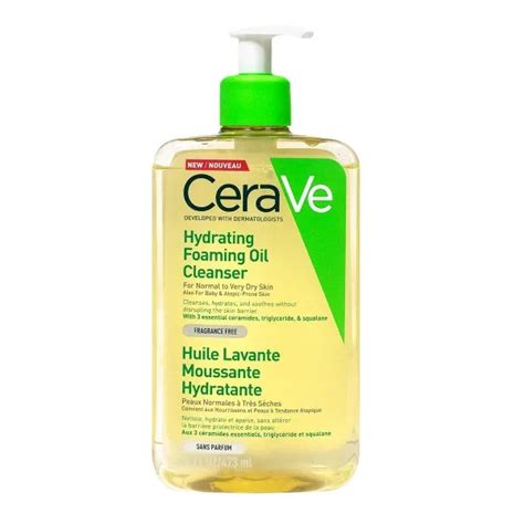 Huile Lavante Moussante Hydratante Cerave