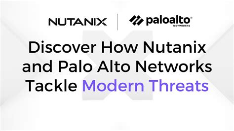 One Click Deployment With Palo Alto Networks Nutanix Partner