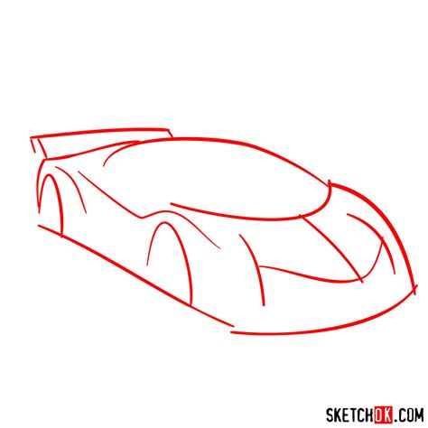 Lamborghini Drawing Step By Step At Paintingvalley Explore