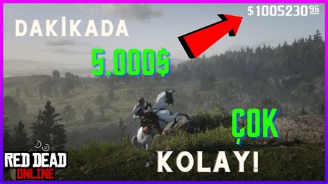 RDR 2 ONLİNE 5 DAKİKADA 5 000 KOLAY GELİŞME VE PARA KASMA TAKTİĞİ