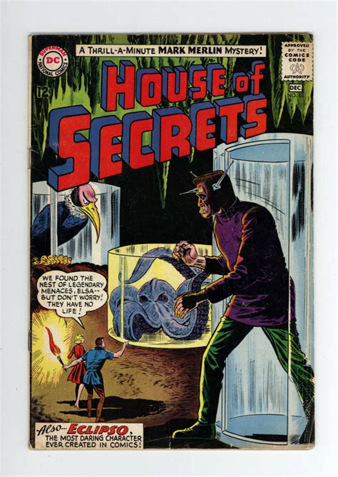 House Of Secrets Vg Mark Merlin Monster Cover Eclipso