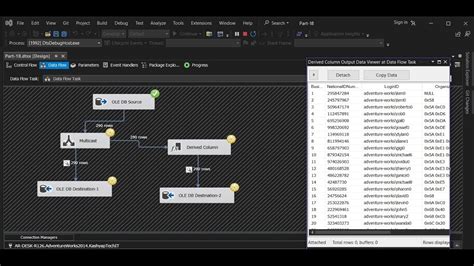 Creating SSIS Package Transformation By Using Multicast And Derived