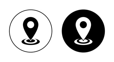 Location Icon Circle Vector Art, Icons, and Graphics for Free Download