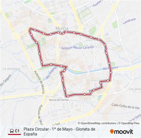 Línea c1 horarios paradas y mapas Plaza Circular 2Plaza Circular