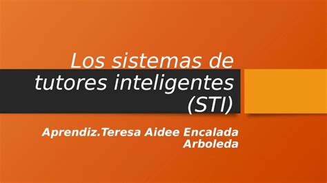 Pptx Sistemas De Tutores Inteligentes Dokumen Tips