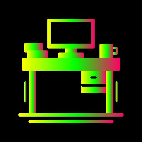 Desk Vector Icon 20576134 Vector Art at Vecteezy