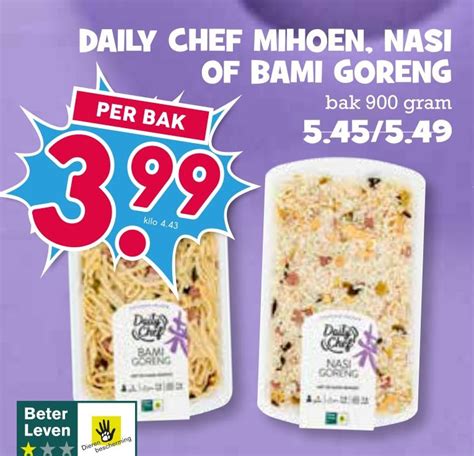 Daily Chef Mihoen Nasi Of Bami Goreng Aanbieding Bij Boon S Markt